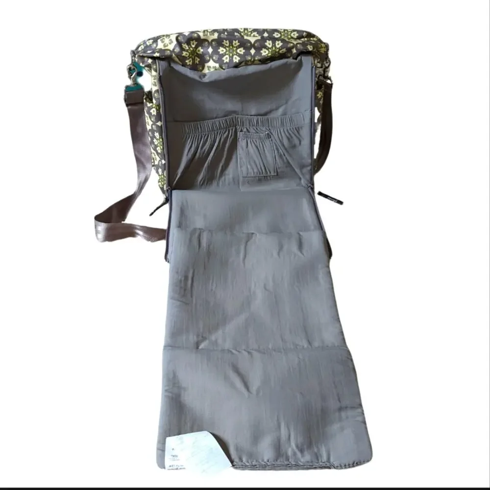 Petunia Pickle Bottom Boho Floral Boxy Backpack Cross Body Shoulder Diaper Bag